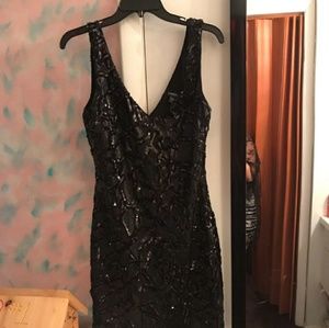 Bebe sequence dress very sexy above knee.